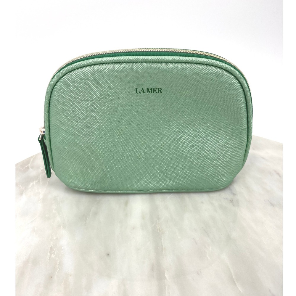 La Mer Cosmetic Makeup‎ Bag Travel Pouch Green